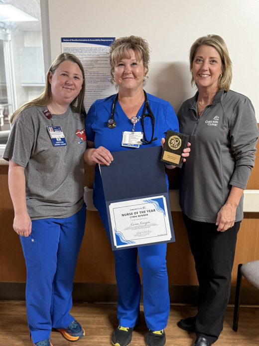 Karen Kenyon - CFMH Nurse of the Year
