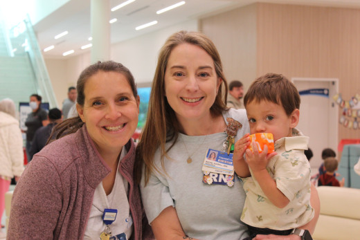 NICU Staff and NICU Graduate