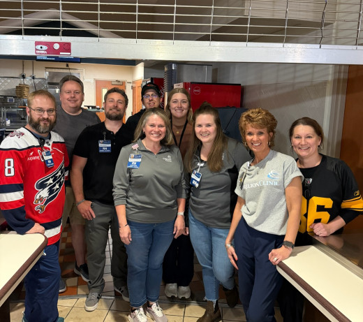 Nursing & Dining Leadership Team (9 members) Coffee Cart Crew CNRV Nurses Week