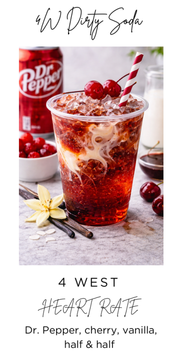 Dirty Soda Bar Menu 