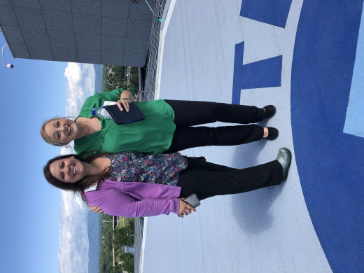 Kristi (Pediatric Trauma Registrar) and Tanya Trevillian (Pediatric Trauma Program Manager)