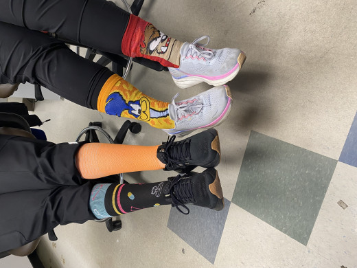 Wild sock Wednesday at FCM Salem