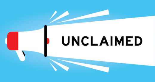 megaphone shouting the word unclaimed