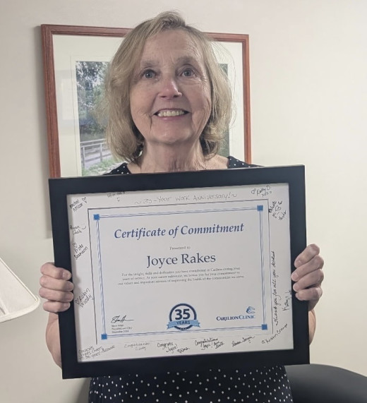 Congratulations Joyce Rakes! 