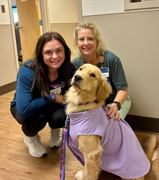 Meadow Visits with PT employees at Tazewell