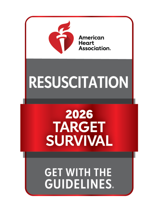 Carilion Children's is Recognized by the AHA for Get With The Guidelines®-Resuscitation Target Survival Pediatric