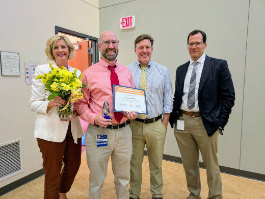 Dr. Richard Weiss with his leaders