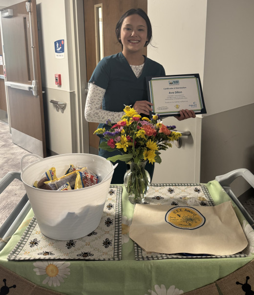 Congratulations to Ava Dillon for winning the BEE Award!
