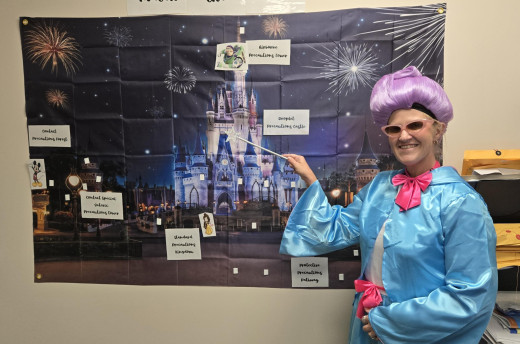 Christina Lafon Fairy Godmother of Infection Control at Giles Education Day 2026