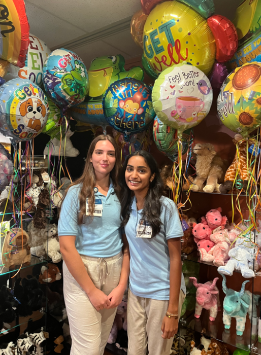 Youth Volunteers Assist with Gift Shop Deliveries