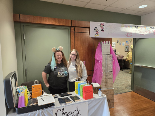 Allison Stclair & intern at Giles Education Day 2026 Check In 