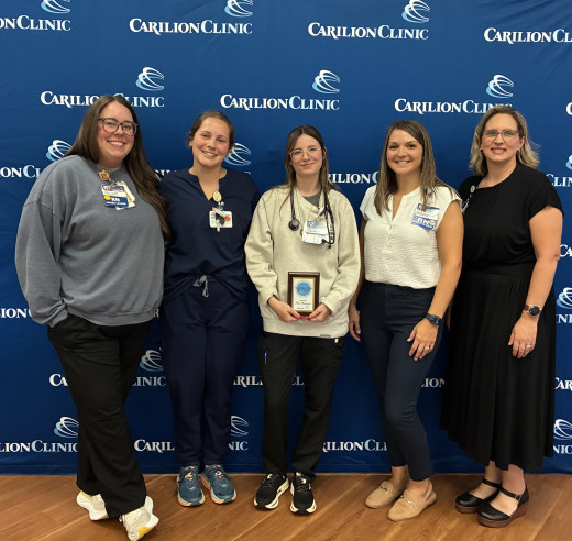 Annie Klein, Ops. Manger; Madison Graham, Nurse Extern; Katie Henderson, RN Mentor; Brittany Ashwell, Workforce Development Manager; Kristin Crouse, Workforce Development Director