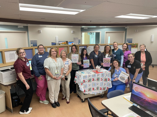 Group photo of Mother Baby staff 