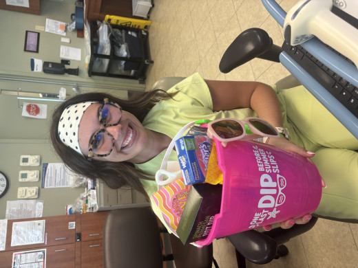 Our dip champion, Taylor!