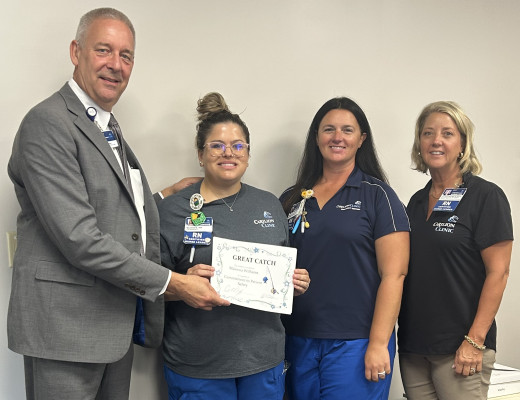 (L-R) Carl Clinic, Maleena Williams, Stephanie Hodges, and Tracy McCown