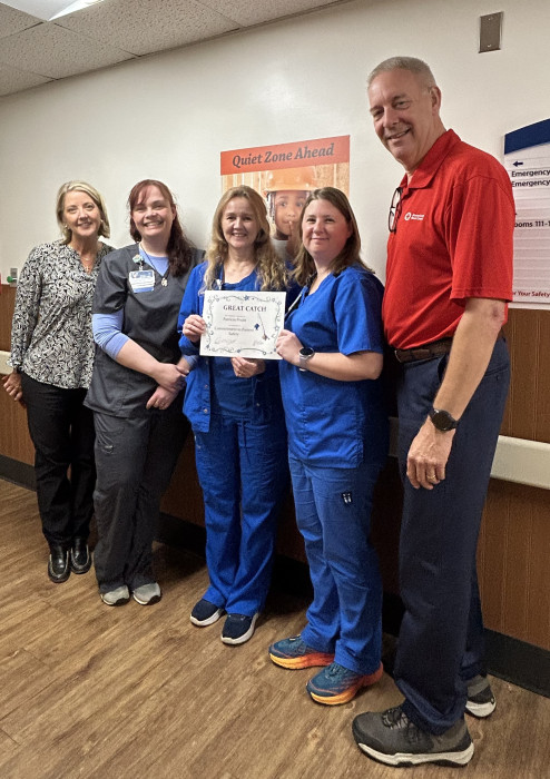 L-R: Tracy McCown, Kristin Brandenberger, Patricia Pruitt, Amanda Robertson, Carl Cline