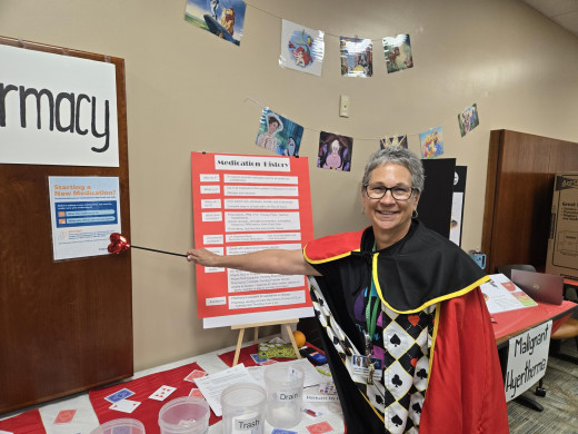 Pharmacy's Queen of Hearts, Amy Westmoreland at Giles Education Day 2026