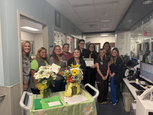 Congratulations to Sarabeth Thomas, RN for receiving the Daisy Award!
