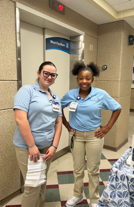 Hospitality Cart Youth Volunteers