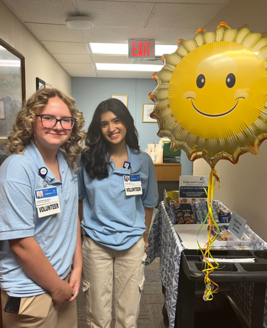 Hospitality Cart Youth Volunteers