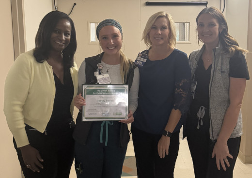 Congratulations to Sydney Salyers, RN for Winning the DAISY Award!