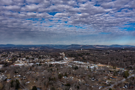 The town of Christiansburg. Photo credit: Robert Simmons, Getty Images